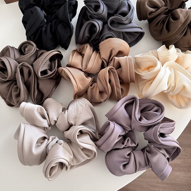 Koi Kawaii-Plain Satin Scrunchie