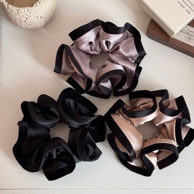 Koi Kawaii-Ruffle Satin Scrunchie