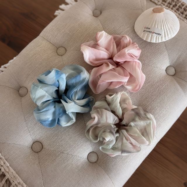 Koi Kawaii-Tie Dye Fabric Scrunchie