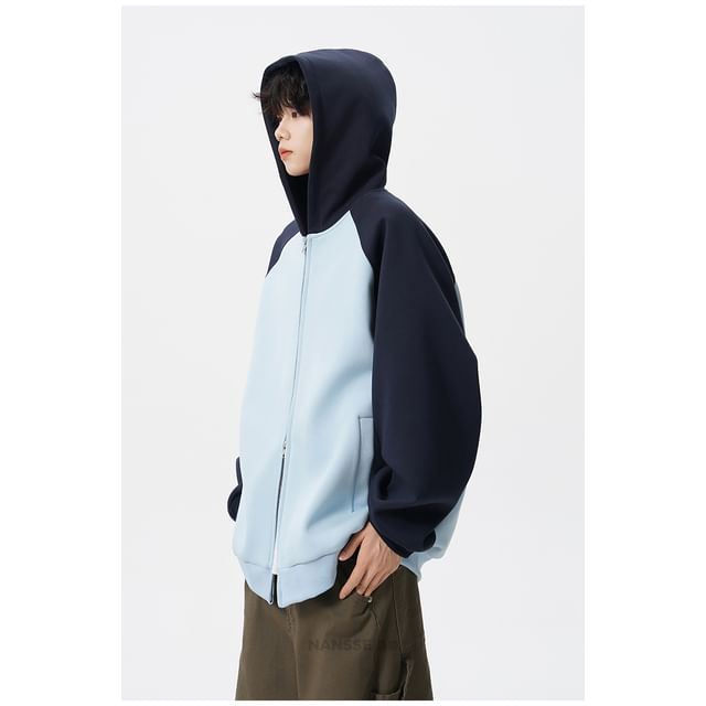 Koiyua-Raglan Zip Hoodie