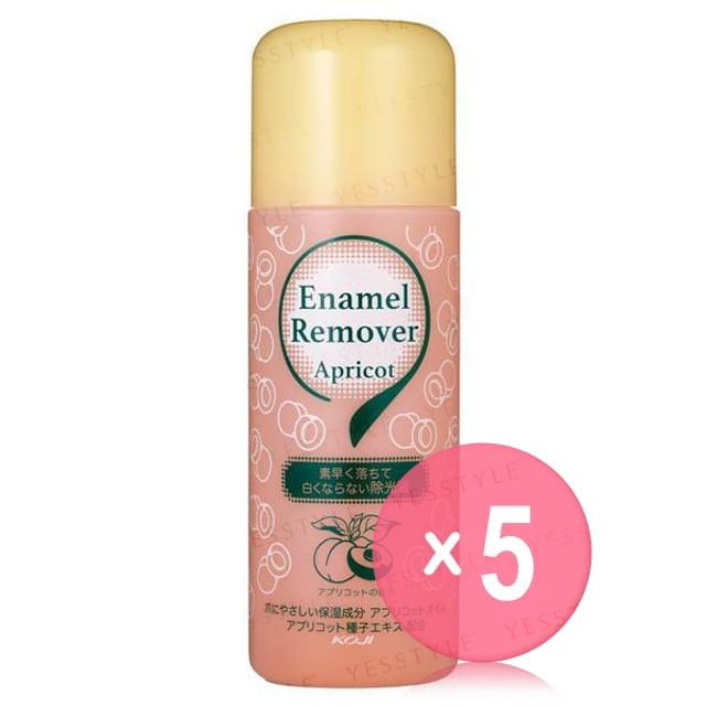 Koji-Enamel Remover Apricot 5pcs Bundle Set