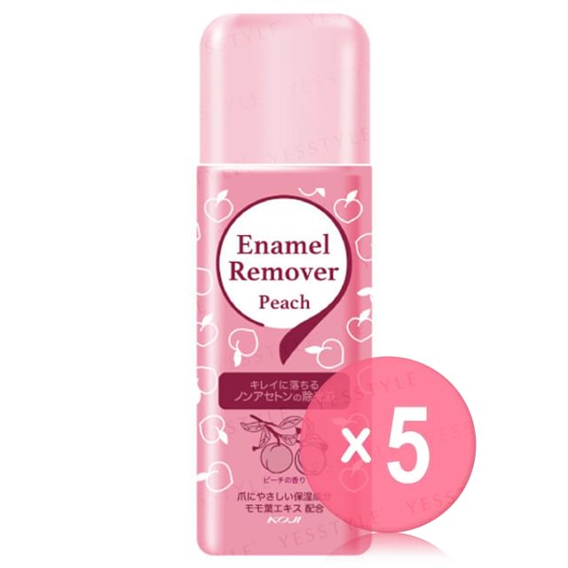 Koji-Enamel Remover Peach 5pcs Bundle Set
