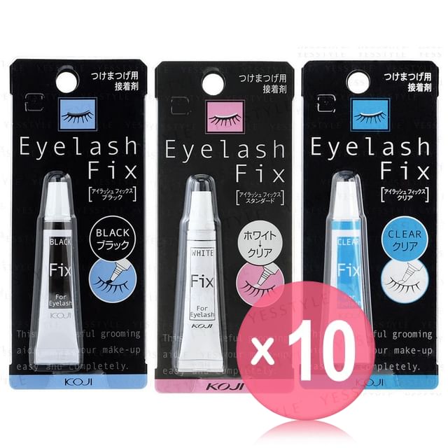 Koji-Eyelash Fix Glue 10pcs Bundle Set