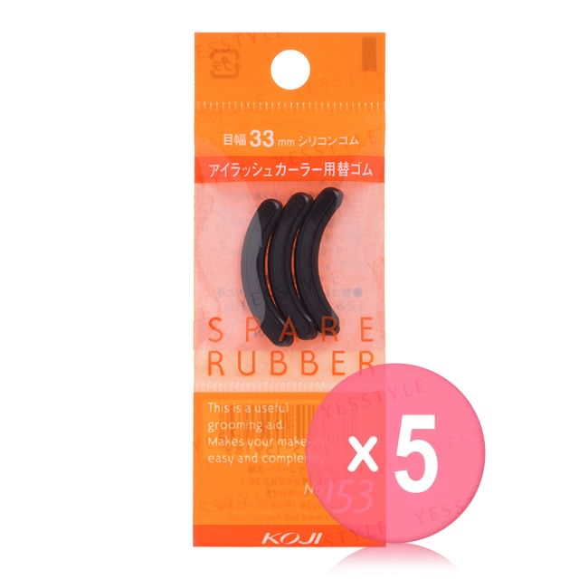 Koji-No153 Spare Rubber Refill 5pcs Bundle Set