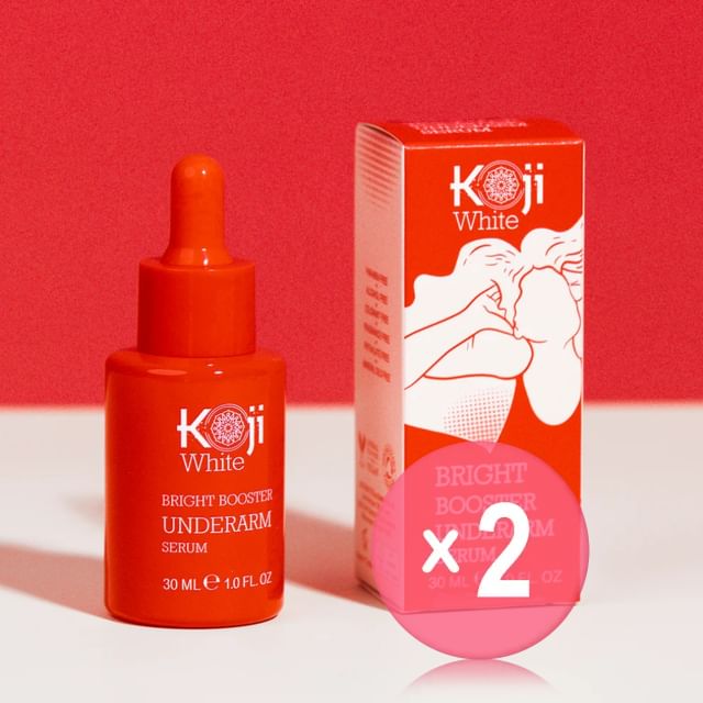 Koji White-Bright Booster Underarm Serum 2pcs Bundle Set