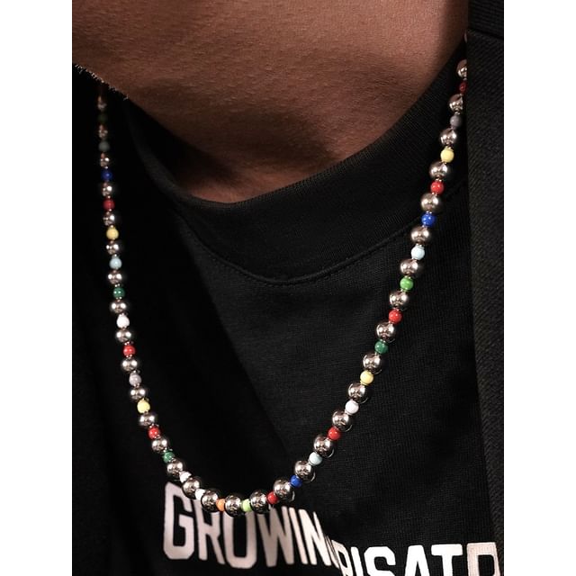 Kopesh-Bead Alloy Necklace