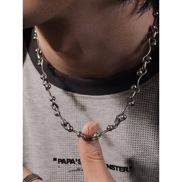 Kopesh-Bead Chain Bracelet