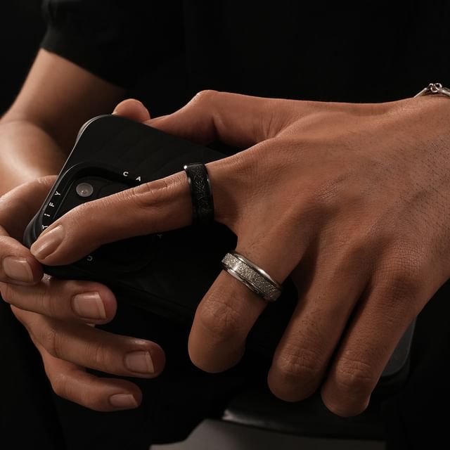 Kopesh-Stainless Steel Textured Ring
