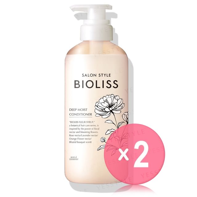 Kose-Bioliss Fleur Syrup Deep Moist Conditioner 2pcs Bundle Set