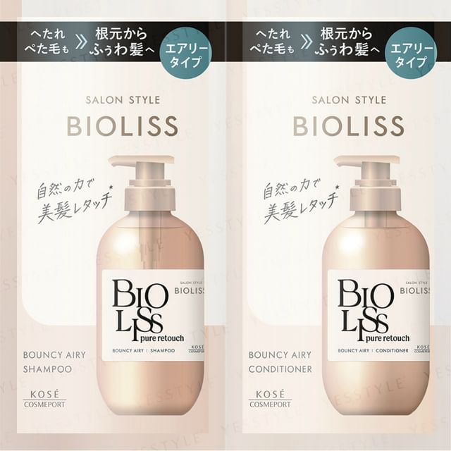 Kose - Bioliss Pure Retouch Bouncy Airy Shampoo