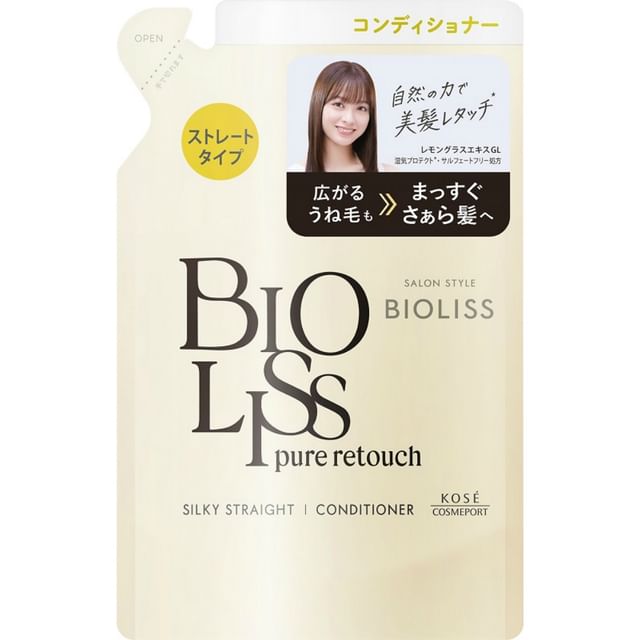 Kose-Bioliss Pure Retouch Sliky Straight Conditioner