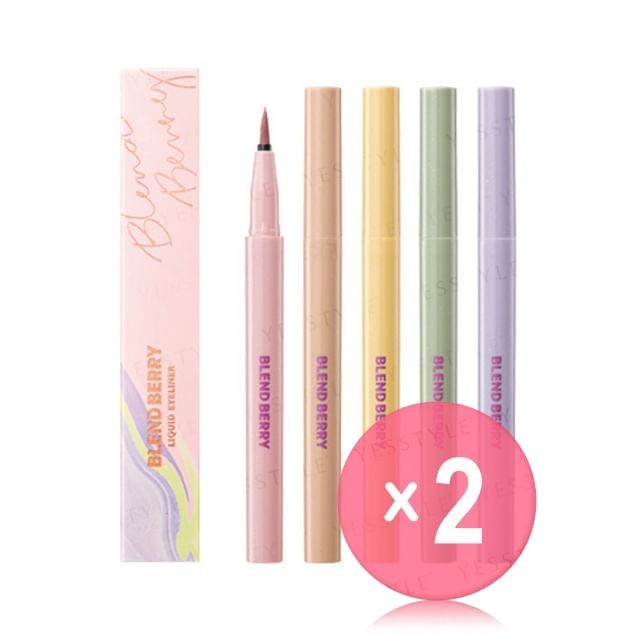 Kose -كوز -Blend Berry Playful Liquid Eyeliner M 2pcs Bundle Set