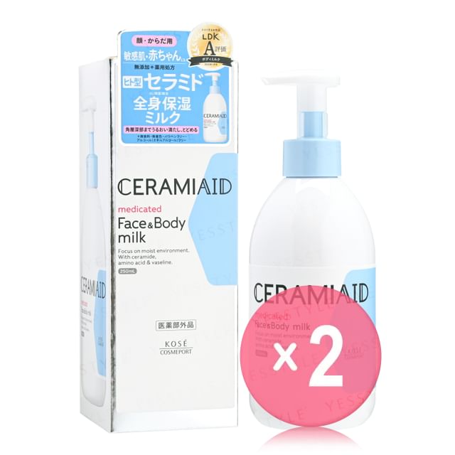 Kose-Ceramiaid Face Body Milk 2pcs Bundle Set