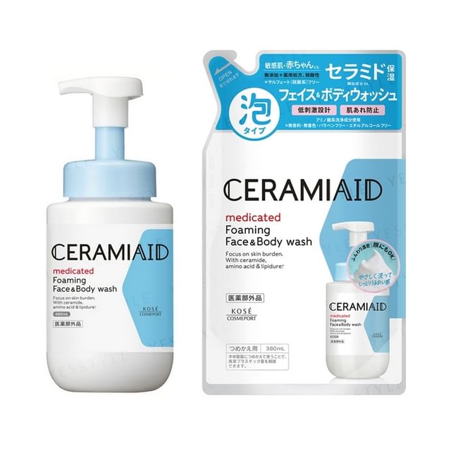 Kose-Ceramiaid Foaming Face Body Wash