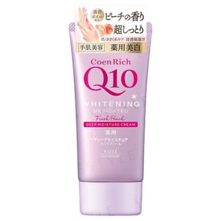 Kose-CoenRich Q10 Whitening Deep Moisture Creme para Mãos Fresh Peach