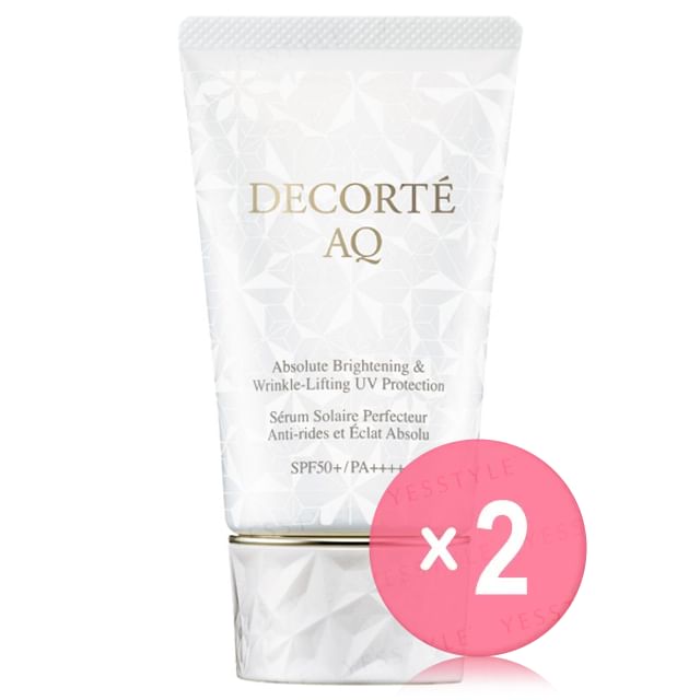 Kose -كوز -DECORTE Absolute Brightening Wrinkle-Lifting UV Protection SPF 50 PA 2pcs Bundle Set