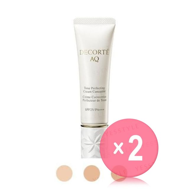 Kose-DECORTE AQ Cream Concealer 2pcs Bundle Set
