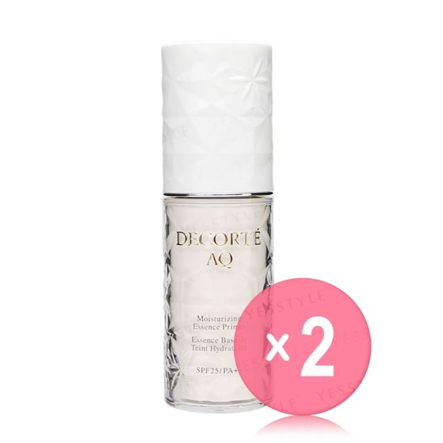 Kose-DECORTE AQ Moisturizing Essence Primer SPF 25 PA 2pcs Bundle Set