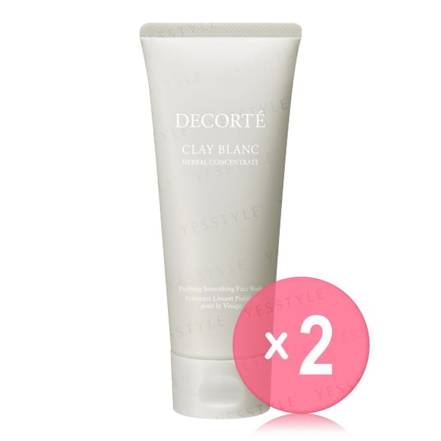 Kose -كوز -DECORTE Clay Blanc Herbal Face Wash 2pcs Bundle Set