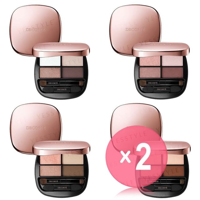 Kose-DECORTE Contouring Eye Shadow 2pcs Bundle Set