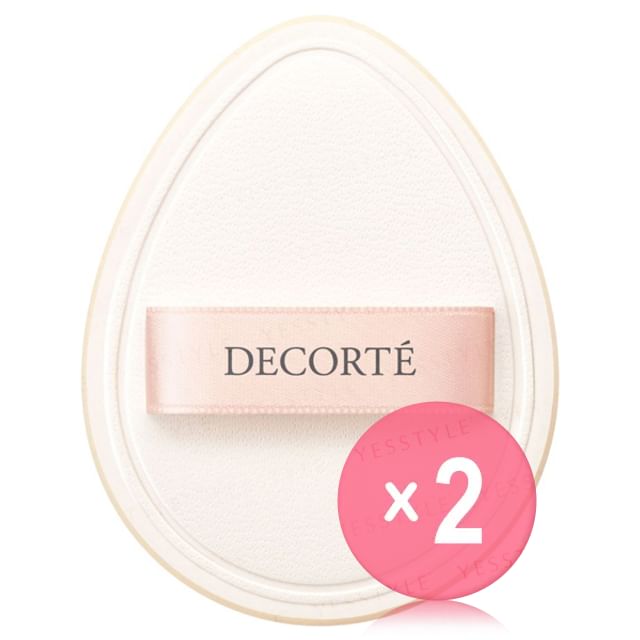 Kose-DECORTE Glow Makeup Sponge 2pcs Bundle Set
