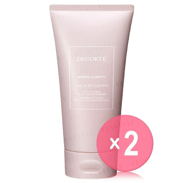 Kose -كوز -DECORTE Hydra Clarity Tone Up Gel Cleanser 2pcs Bundle Set