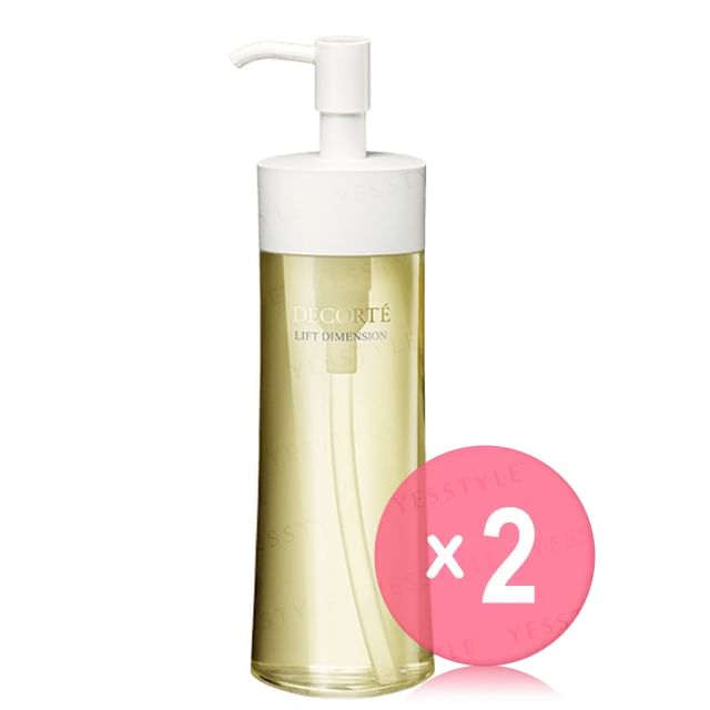 Kose-DECORTE Lift Dimension Smoothing Cleansing Oil 2pcs Bundle Set
