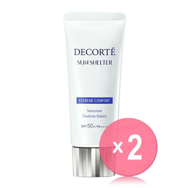 Kose -كوز -DECORTE Sun Shelter Extreme Comfort Sunscreen SPF 50 PA 2pcs Bundle Set