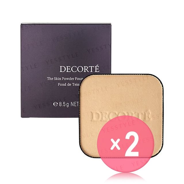 Kose -كوز -DECORTE The Skin Powder Foundation Air SPF 20 PA 2pcs Bundle Set