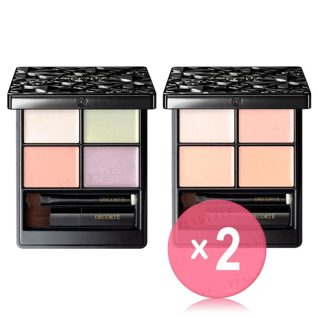 Kose-DECORTE Tone Flat Perfecting Palette 2pcs Bundle Set