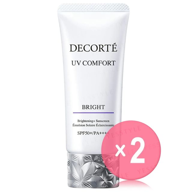 Kose -كوز -Decorte UV Comfort Bright Brightening Sunscreen SPF 50 PA 2pcs Bundle Set