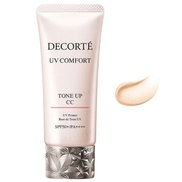 Kose -كوز -Decorte UV Comfort Tone Up CC UV Primer 01 Light Beige SPF 50 PA