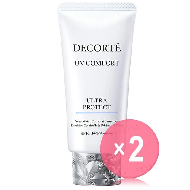 Kose -كوز -Decorte UV Comfort Ultra Protect Very Water Resistant Sunscreen SPF 50 PA 2pcs Bundle Set