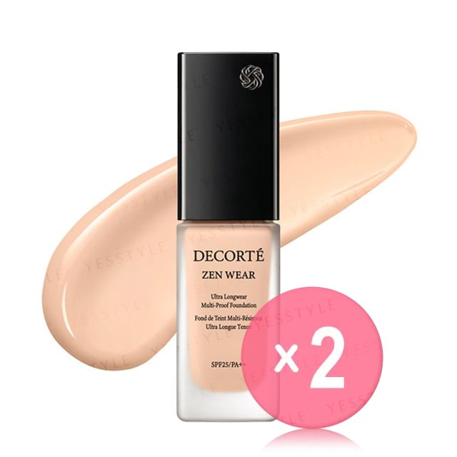Kose -كوز -DECORTE Zen Wear Fluid SPF 25 PA 2pcs Bundle Set