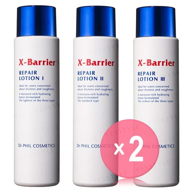 Kose-Dr PHIL Cosmetics X-Barrier Repair Lotion 2pcs Bundle Set