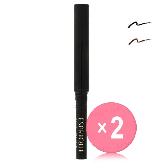 Kose-Esprique Gel Pencil Eyeliner 2pcs Bundle Set
