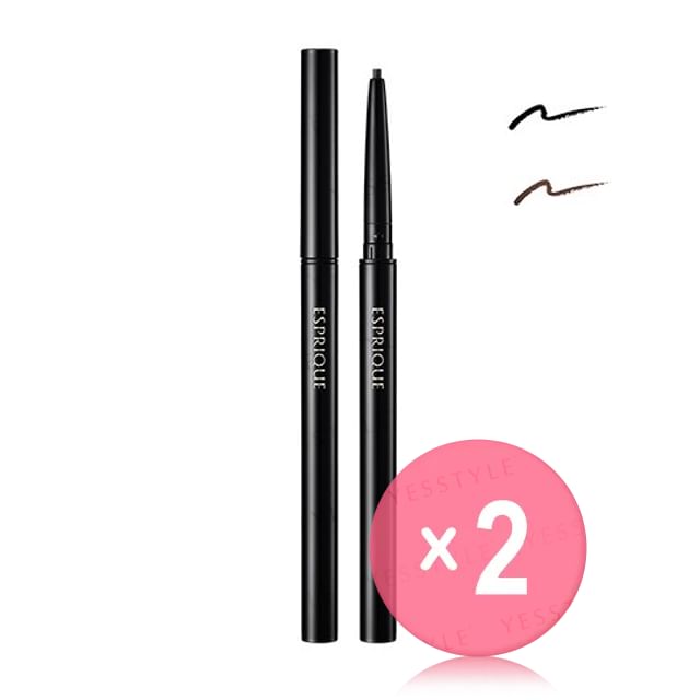 Kose-Esprique Gel Pencil Eyeliner 2pcs Bundle Set