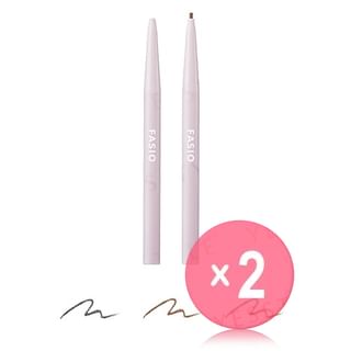 Kose-Fasio Eyebrow Pencil 2pcs Bundle Set