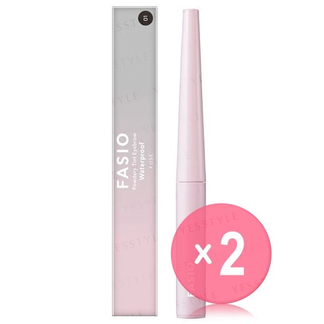 Kose-Fasio Powdery Tint Eyebrow 2pcs Bundle Set