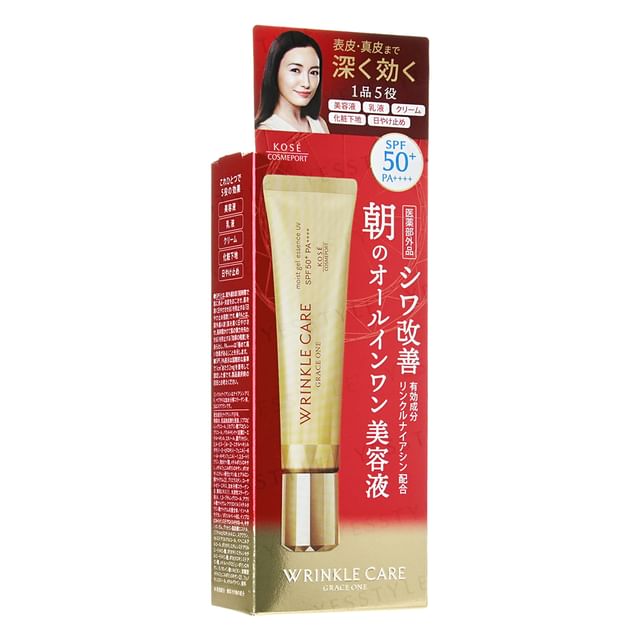 Kose - Grace One Wrinkle Care Moist Gel Essence UV SPF 50+