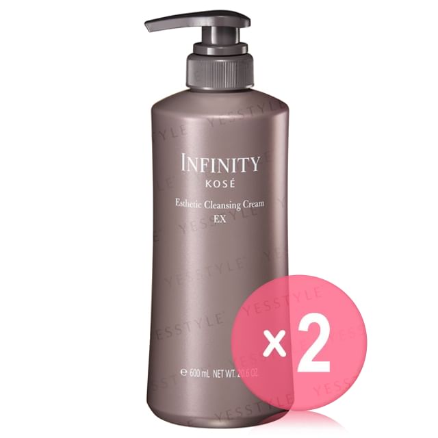 Kose-INFINITY Esthetic Cleansing Cream EX 2pcs Bundle Set