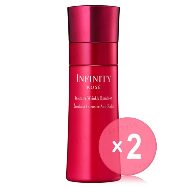 Kose-INFINITY Intensive Wrinkle Emulsion 2pcs Bundle Set
