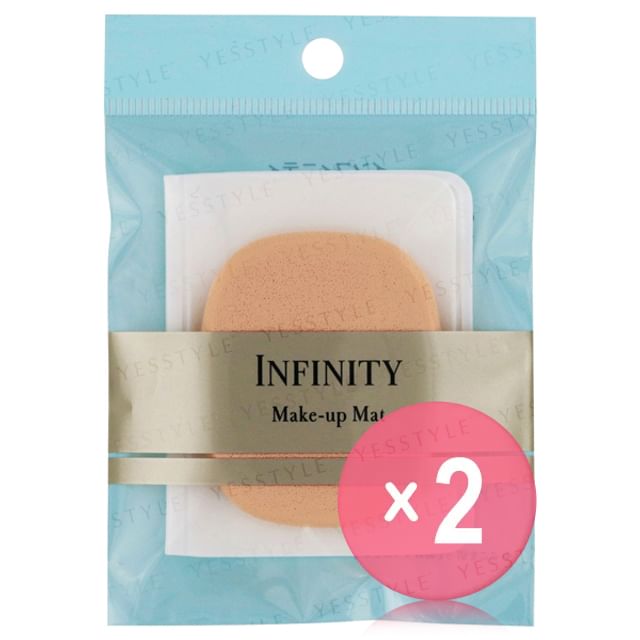 Kose-INFINITY Makeup Mat Puff 2pcs Bundle Set