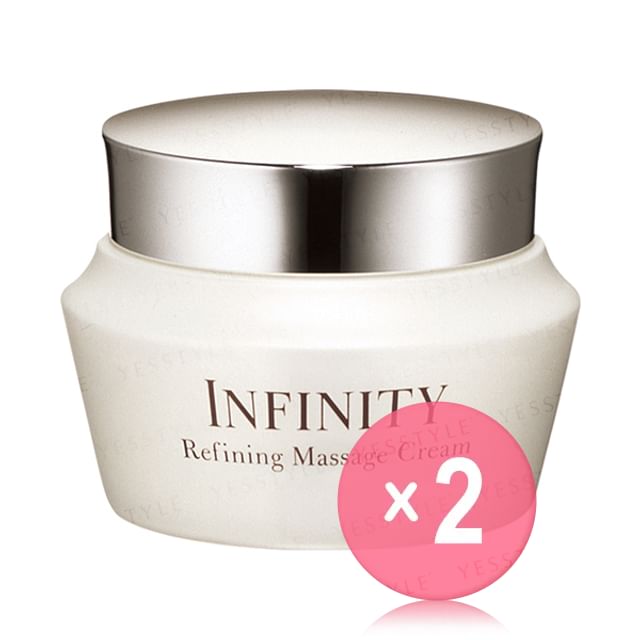 Kose-INFINITY Refining Massage Cream 2pcs Bundle Set