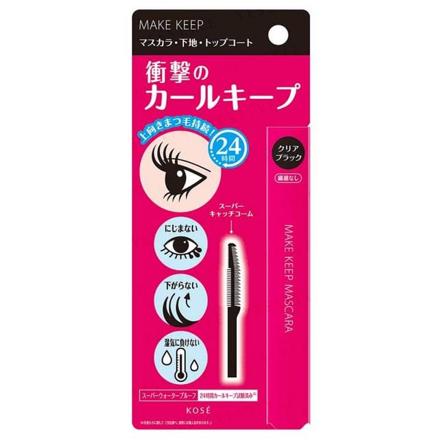 Kose-Make Keep Mascara 01 Clear Black-55 G