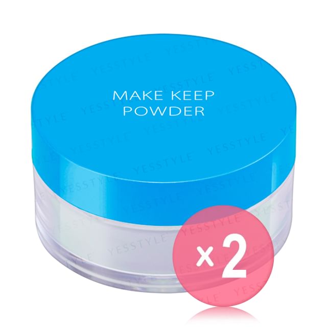 Kose-Make Keep Powder EX Cool Lemon Mint 2pcs Bundle Set
