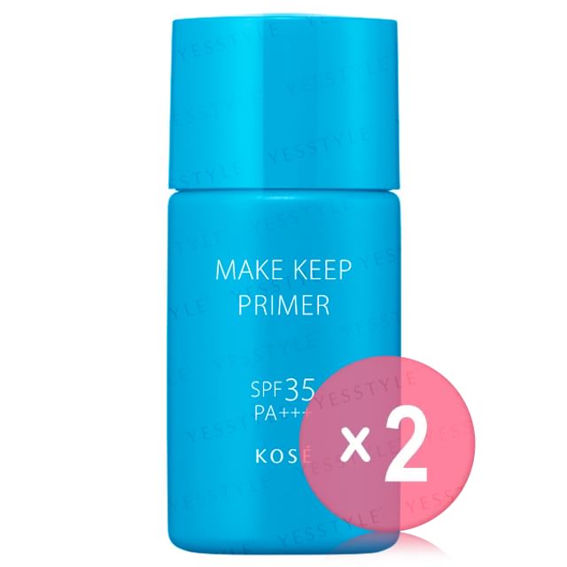 Kose -كوز -Make Keep Primer Cool Ice Blue Lemon Mint SPF 35 PA 2pcs Bundle Set