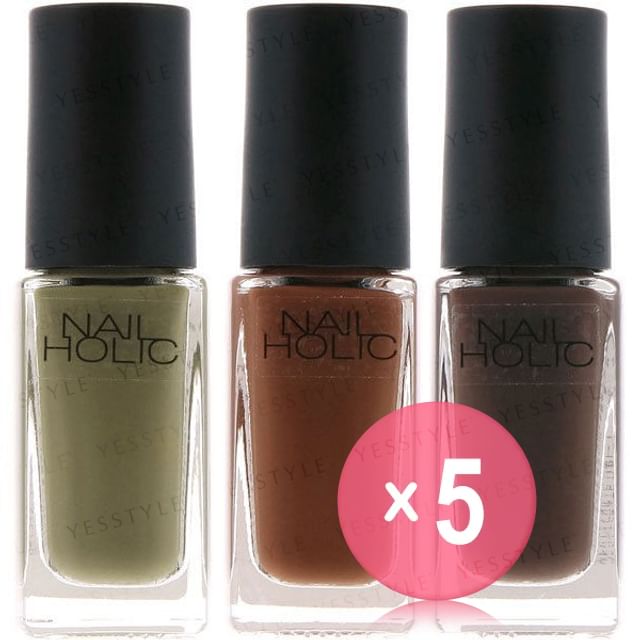 Kose-Nail Holic Earth Color 5pcs Bundle Set