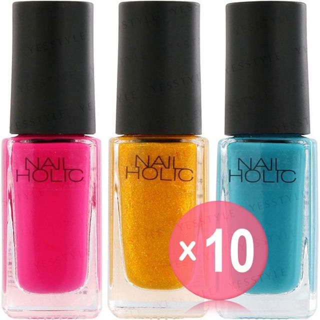 Kose-Nail Holic Ethnic Color 10pcs Bundle Set