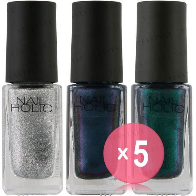 Kose-Nail Holic Galactic Color 5pcs Bundle Set